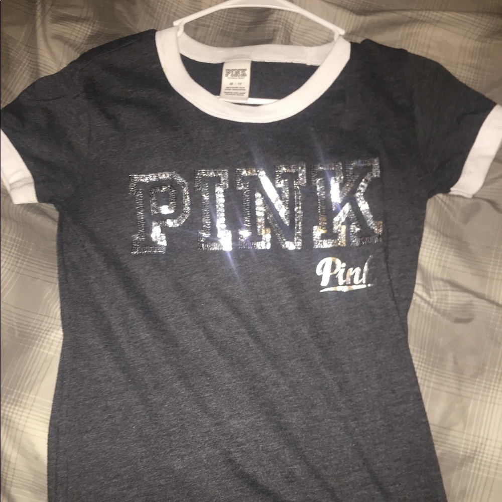 Vs pink Sequin shirt